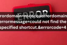 Errordomain=Nscocoaerrordomain&Errormessage=Impossible De Trouver Le Raccourci Spécifié.&Errorcode=4