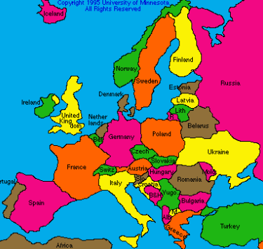 Labeled:Zvxv2jzsbxe= Europe Map